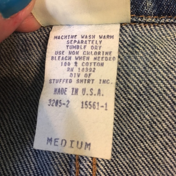 Vintage Vivaldi Jeanswear embellished denim jacket - Picture 8 of 9